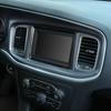 Center Console Navigation Screen Cover Trim Carbon Fiber For Dodge Charger 2011+