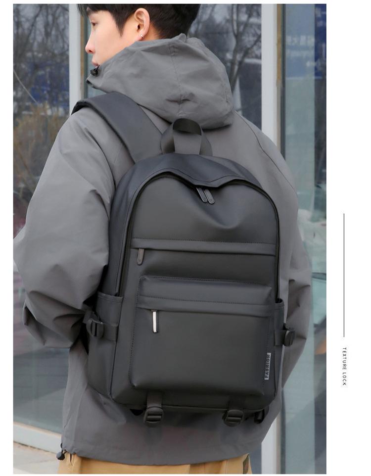 Herrryggsäck med stor kapacitet, lättviktig, vattenavvisande, för affärsresor