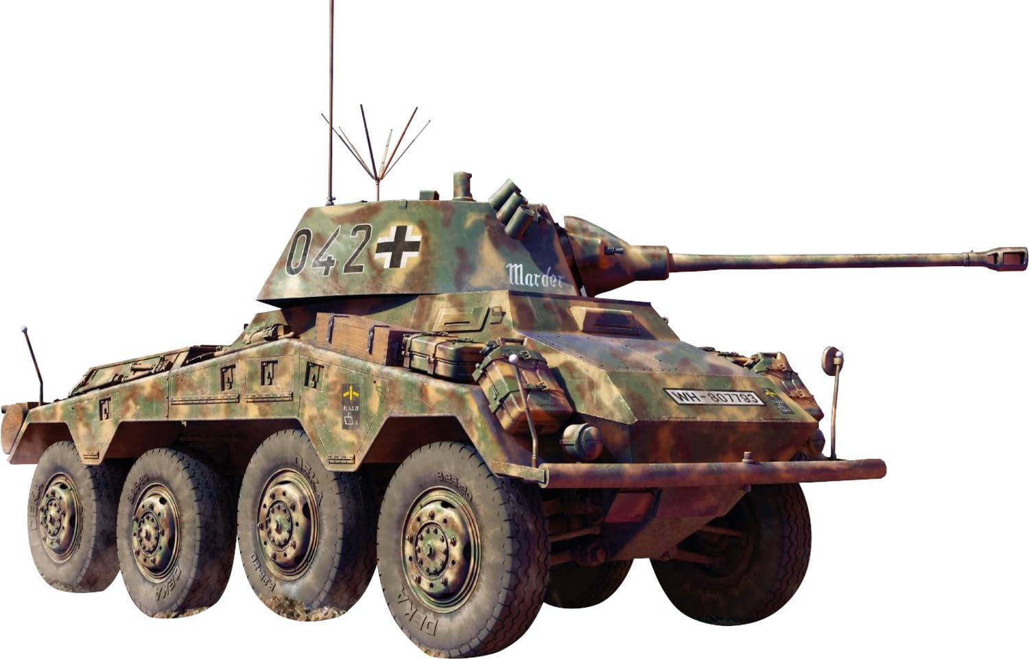 

Miniart 1/35 German Sd.Kfz.234/2 Plastic Model Kit MA35419