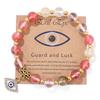 Lucky Turkish Evil Eye Pendant Beads Bracelet Handmade Natural Stone Charm Elastic Bangles Men Women Fashion Yoga Energy Jewelry