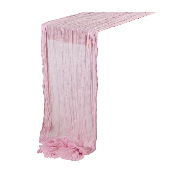 Tischläufer, rustikale Tischdecke, weich, waschbar, lichtecht, handgefärbte Tischdecke, Hochzeitsfeier-Dekoration