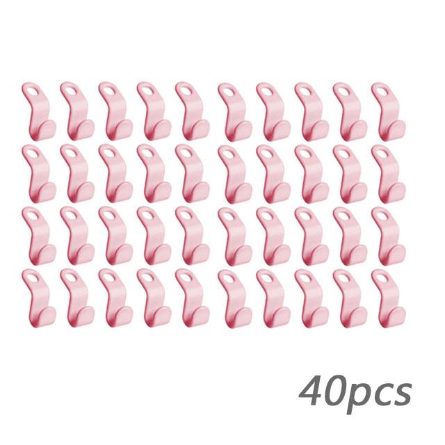 Clothes Hanger For Closet Connector Hooks Cascading Plastic Wardrobe Organizer Rack Holder Space Saving Home Organization