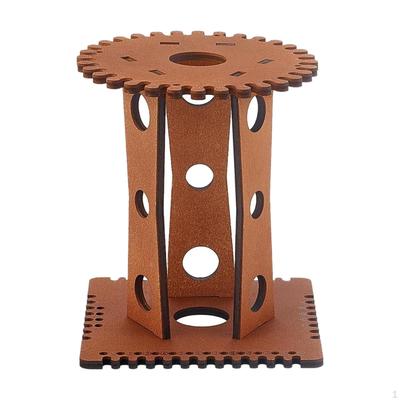 Kumihimo Flechtscheiben-Set Perlenkordel Scheibenwerkzeug, DIY, Holz, Handgefertigt, Tisch 32 Schlitze Armband
