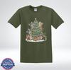 Cute Christmas Kittens Around Tree Holiday Cat Lovers Graphic T-Shirt
