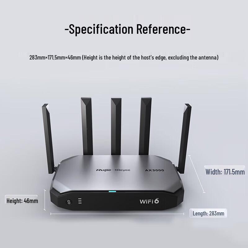 

Ruijie WiFi 6 Gigabit Enterprise Wireless Gateway Router