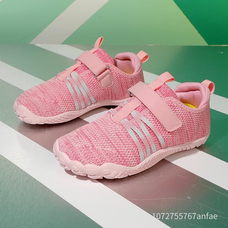 Kinder Barfußschuhe Outdoor Strand Wasserschuhe Anti-Rutsch Atmungsaktiv Weite Zehenbox Lässige Sneaker Leichte Laufschuhe