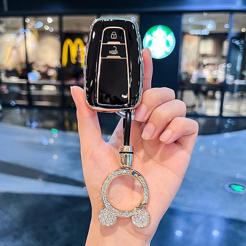 Toyota Key Case for Camry, RAV4, Wildlander, Levin, Crown, Lu Fang - Suitable Keychain Bag for Men and Women.