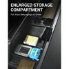 BASENOR Tesla Model Y Model 3 Center Console Behind Screen Storage Box, Dashboard Hidden Organizer Tray Sunglasses Holder For 2017- Model 3 -2024