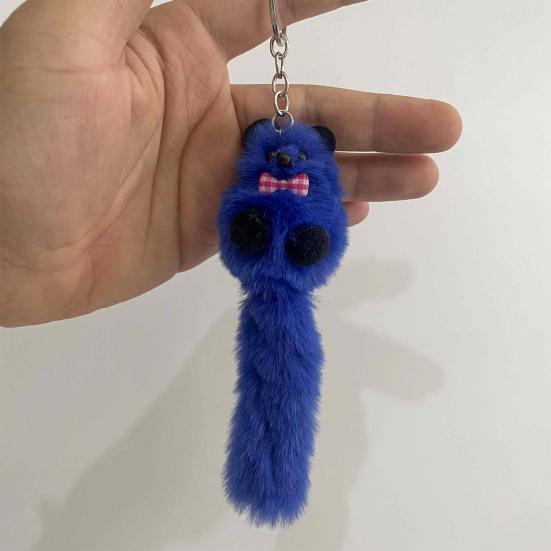 Keychain Pendant Plush Cartoon Bear Charm Key Chain Versatile Key Holder Backpack Car Key Accessories