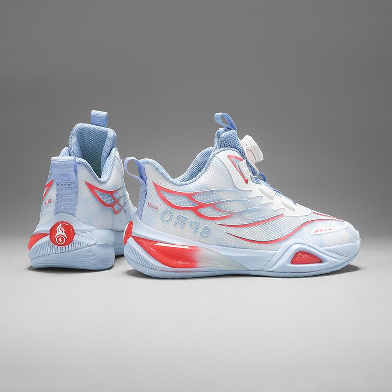 Teen Boys' & Girls' Breathable, Wear-Resistant Basketball & Running Sneakers