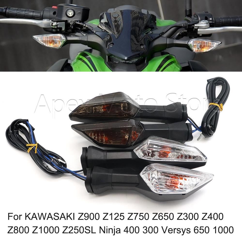 Motorcycle Accessories Turn Signals Light For KAWASAKI NINJA ZX6R 400 250 125 Z650 Z400 Z250 Z125 Z900 VERSYS 650 1000 X 300