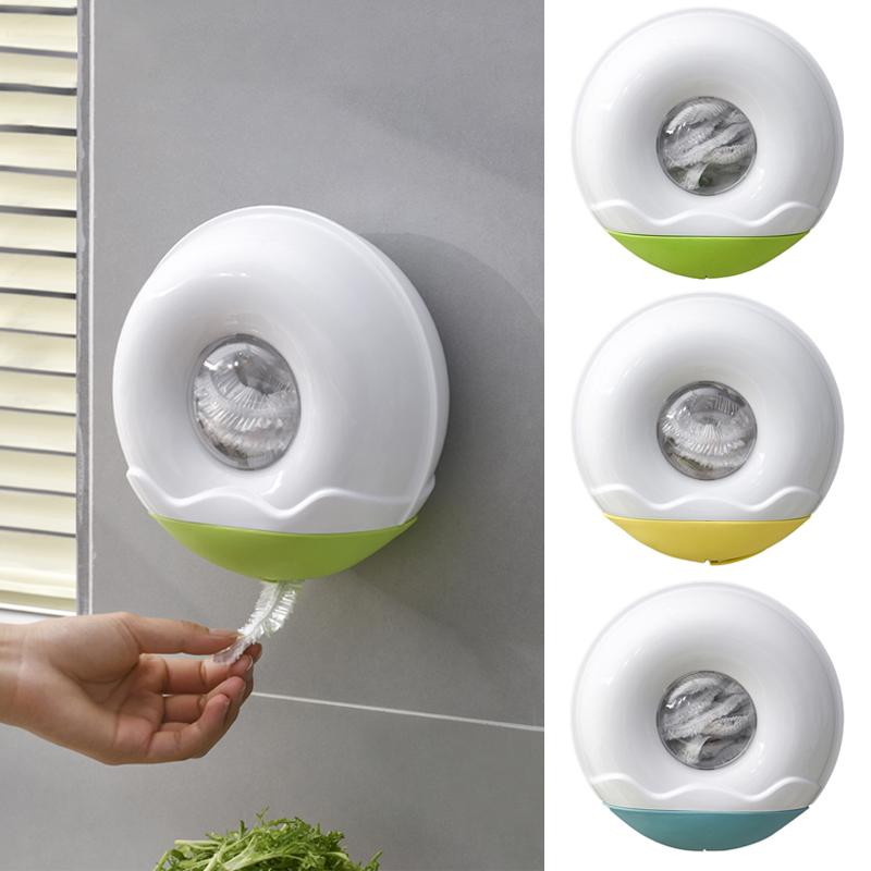 Wall-mounted Plastic Wrap Shower Storage Box Preferred Material Multifunctional Use Plastic Wrap Storage Box Plastic Wrap