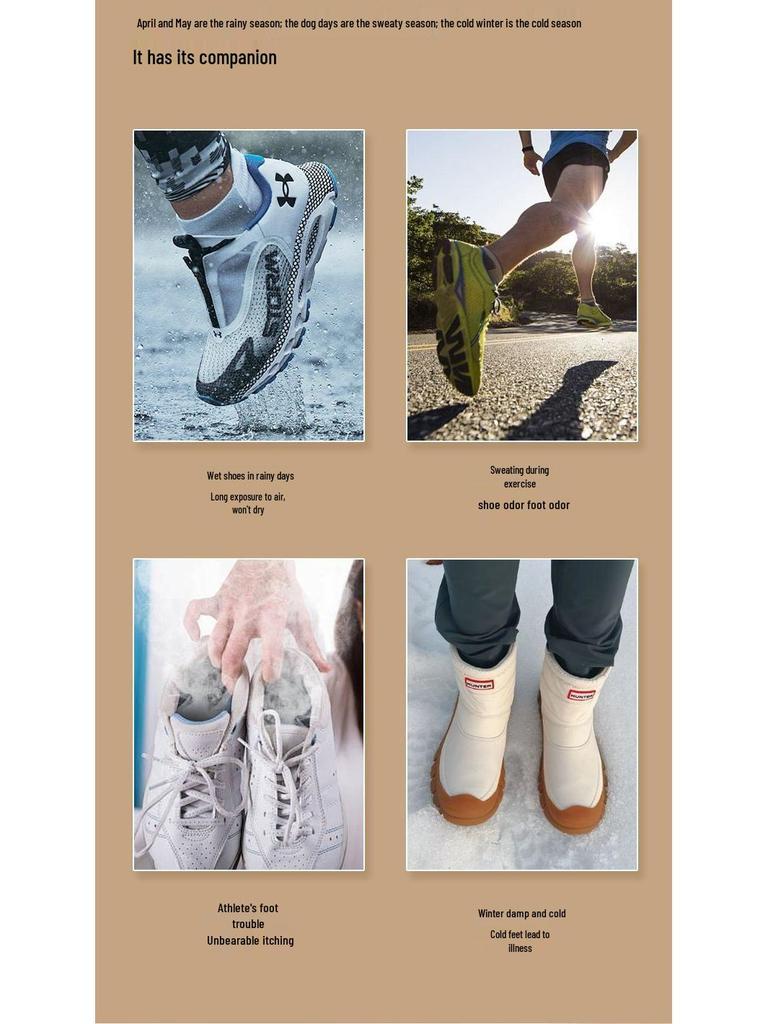 Adjustable Shoe Dryer & Warmer for Adults and Kids - Timed Heating & Deodorizing