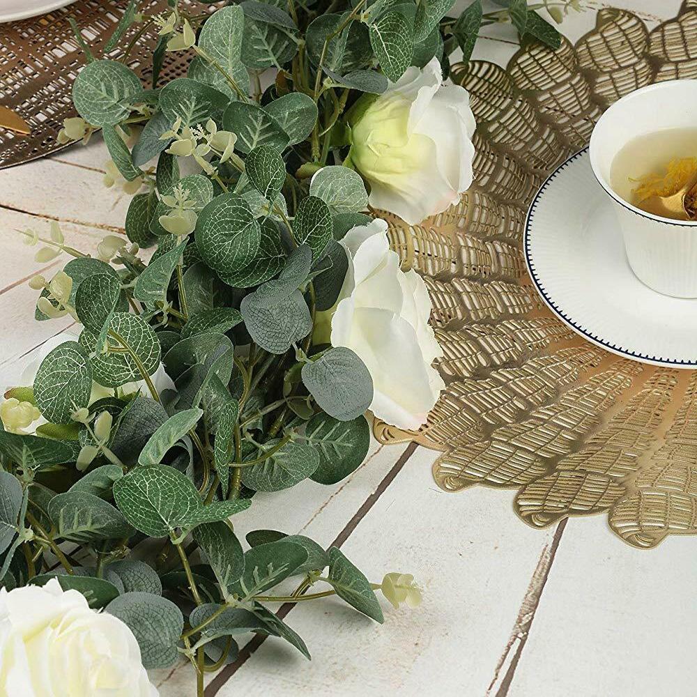 Garland Welcome Sign Fake Plant Wedding Decoration Rose Vine Home Decro Garland Artificial Flower