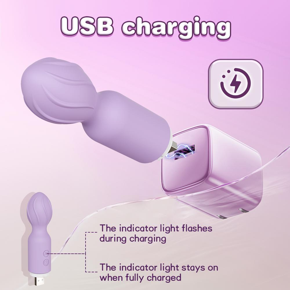 Mini AV Vibrator for Women Clitoris Stimulator Nipple G Spot Dildo Female Body Massage Vibrating Masturbation Adult Sex Toys