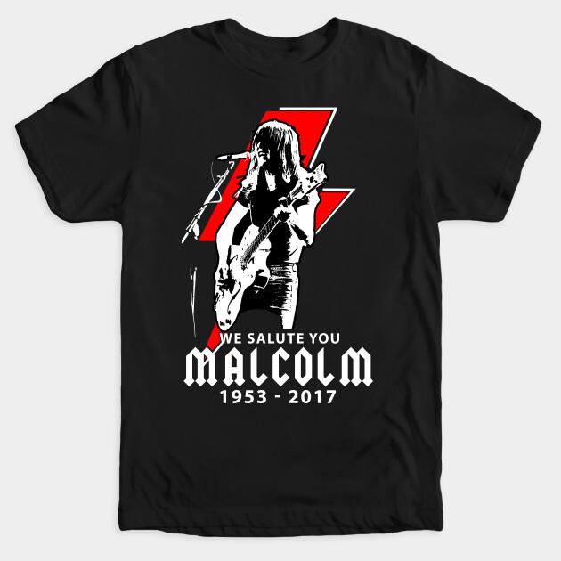 

AC/DC Malcolm Young Tribute We Salute You Angus Young Highway To Hell T-Shirt Unisex T-Shirt M