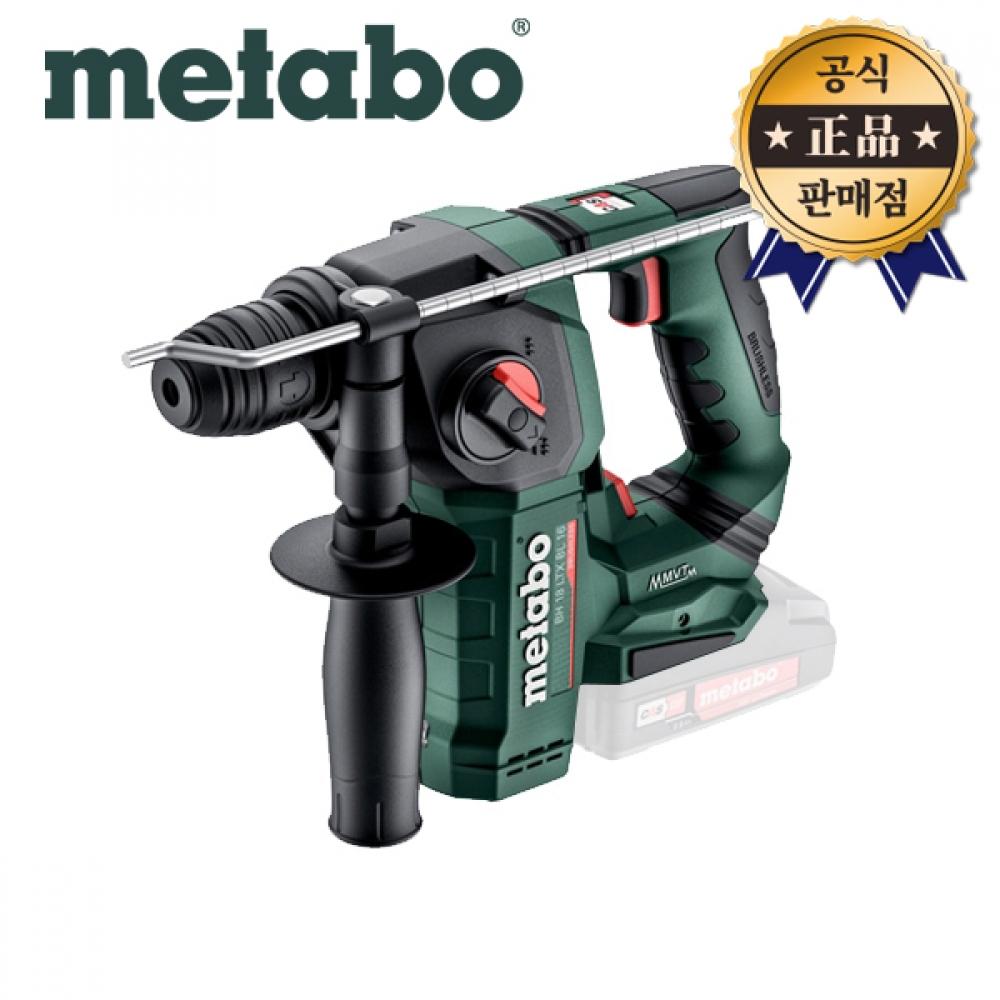 

Зарядная ударная дрель Metabo BH 18 LTX BL 16, основной корпус, 18 В, перфоратор SDS PLUS