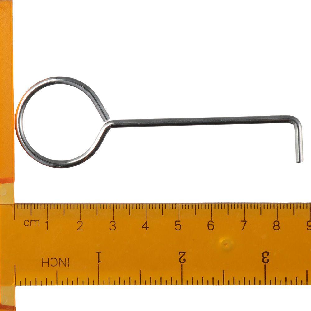 8Pcs Stainless Steel Drain Key Daily Clean Lifting Hook Shower Drain Grate Kitchen Sewer Lid Hook Utility Tool