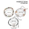 3Pcs Vintage Glass Beads Bracelet Set for Women Bohemian Sun Butterfly Mushroom Flower Charm Bracelet 2026 Trend Female Jewelry