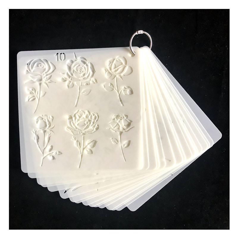 

20 Models, Flower Painting Template, Plant, Sunflower, Drawing Board, Spray Mold, DIY Hollow Template