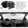 SecosAutoparts Black Line Leather Dashboard Dash Cover Pretector Mat Compatible With Hyundai Sonata 2011 2012 2013 2014