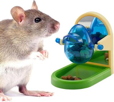 Brinquedos de Enriquecimento para Ratos Brinquedos Interativos de Forrageamento Para Ratos Crescimento da Inteligência Jogos de Quebra-Cabeça de Enriquecimento para Ratos Dispensador de Petiscos Lento
