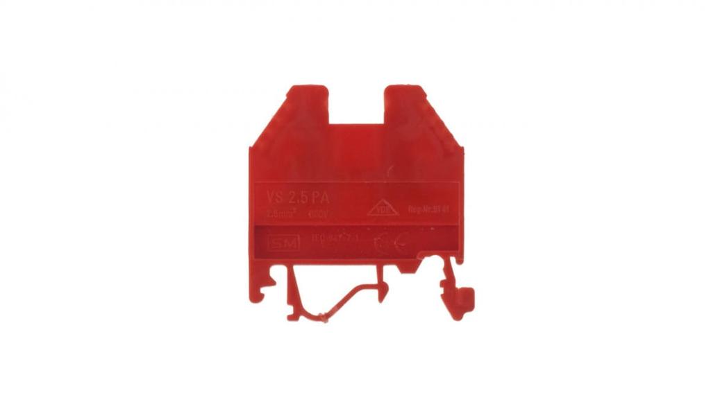Złączka Szynowa Gwintowa 2,5Mm2 Czerwona Vs 2,5 Pa+ 003901002