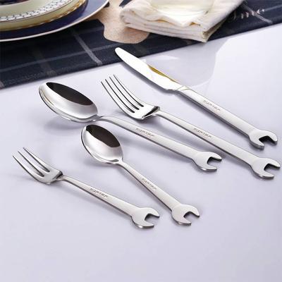 1pc Besteck Tragbare Reise Abendessen Gabel Löffel Outdoor Camping Westlichen Geschirr Waschbar Küche Werkzeuge