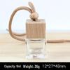 Car Glass Aromatherapy Lanyard for Air Vent - Refillable Perfume Bottle