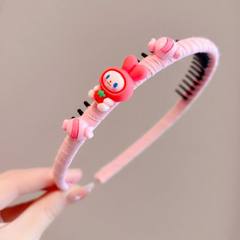 

Non-Slip Floral Headband for Girls – Toothed Design, Safe for Hair, Cute Hair Clip for Babies