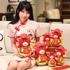 Cartoon Animal Chinese Zodiac Horse Doll Lucky New Year Mascot Horse Stuffed Toys  New Year