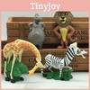 Madagascar 4pcs Movie Action Figures Cake Toppers Animal Penguin Kids Gift Toys