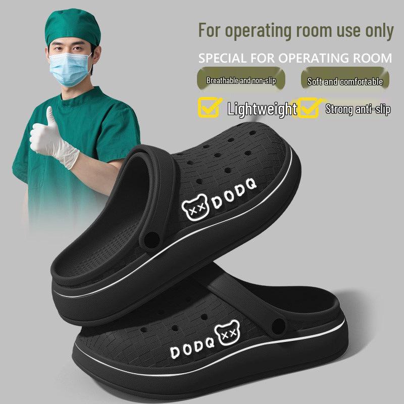 Spring/Summer Couple's One-Piece EVA Shoes: Comfortable, Casual, Puff Design, Non-Slip Sole.