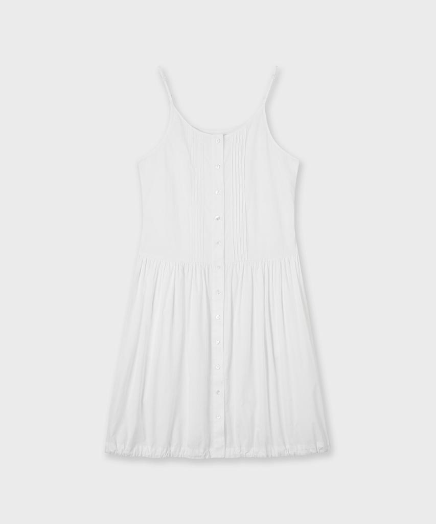 Plack Woman Pintuck Shirred Dress 2 Colors