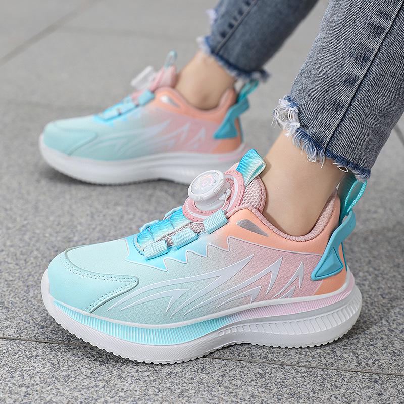 Spring & Autumn 2025 Breathable Mesh Children's Sports Shoes - Non-slip, Shock-Absorbing Running Sneakers for Boys & Girls