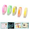 5Pcs 3D Embossing Label Tapes Self Adhesive Embossing Label Maker Tape for 12813 12814 1610 1540 153