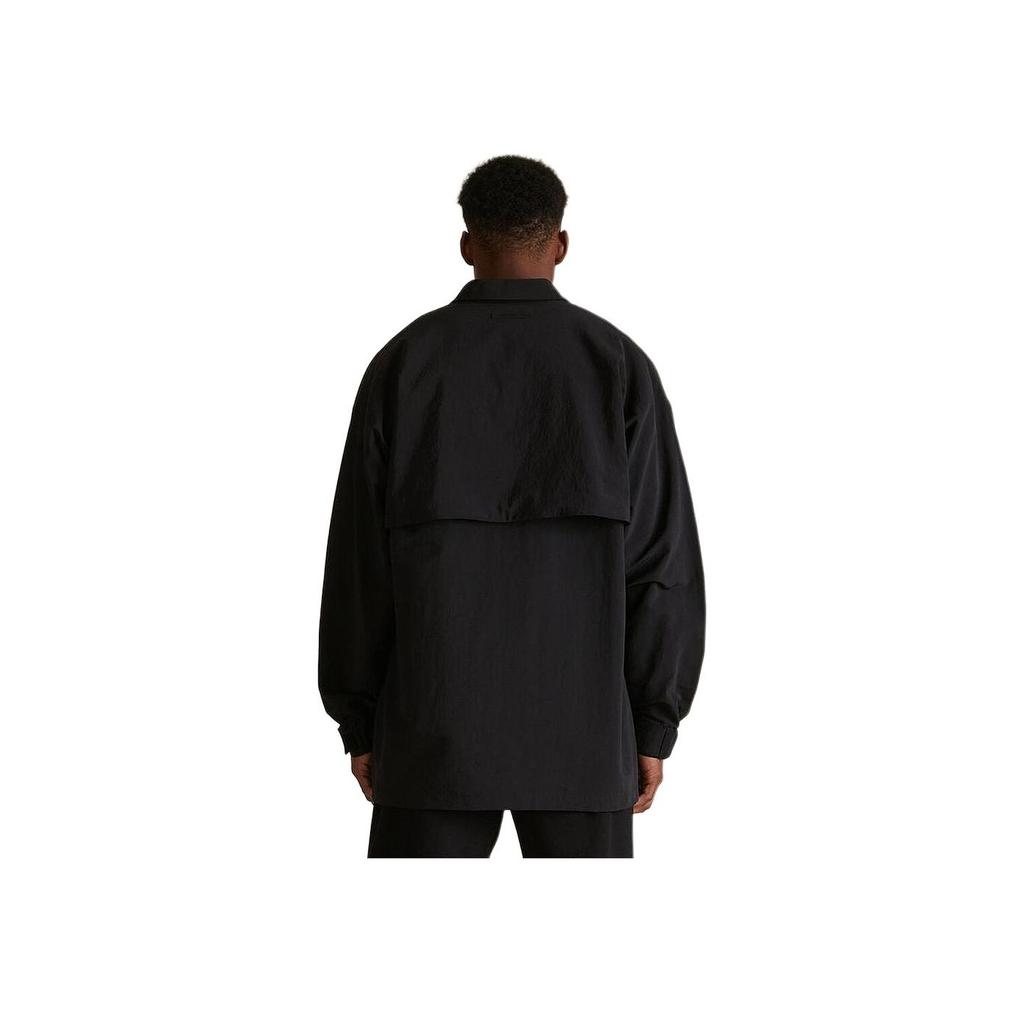 Fear of God Essentials Military Nylon Overshirt Black Men Outerwear 186BT244320F