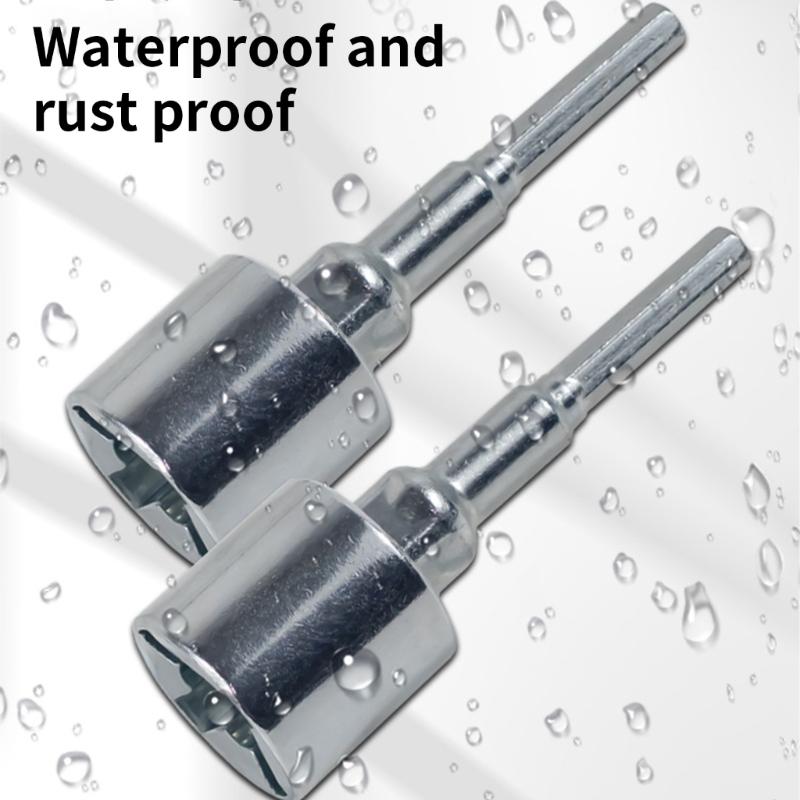 Ergonomic Quick Connection Socket Adapter For Electric Drill Enables Fast Scissor Jacking Leveling