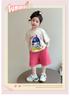 Girls' Summer Short Sleeved Set 2026 New Children's Summer Shorts Two Piece Set Baby Stylish Sportswear