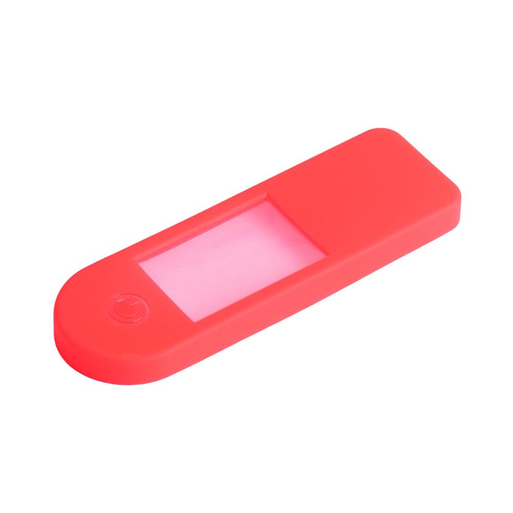 Electric Scooter Screen Protector Silicone Cover Waterproof Scooter Accessory Red