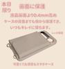 Cute and stylish shoulder case for iPhone 16 made of PU leather with a mirrored back and a flip Includes a and card design for women and Pro, case.