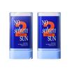 DEWYCEL No Sebum Sun Stick Set Doppio 18g + 18g SPF 50+ PA++++ Leggero Finish Opaco Controllo del Sebo Portatile Protezione Solare Primer Sfocante