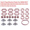 6X22/32MM For BMW M47 M57 Swirl Flaps Repair Delete Seal Kit With Intake Gaskets 11612246949 11617790198 11612245439 11612246945