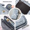 Retro Printed Long Wallet Large Capacity Multi Card Slot Durable Fashion Purse
