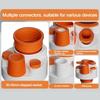 Anti Odor Sink Drain Pipe Adapter Sealing Ring Neat Dishwasher Water Pipe Connector Universal Multifunctional