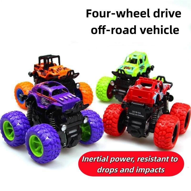 Monster New Truck Toys Friction Powered Toy Cars Push And Go Vehicles For Kids Best Christmas Birthday Party Gift For Boys Girls
