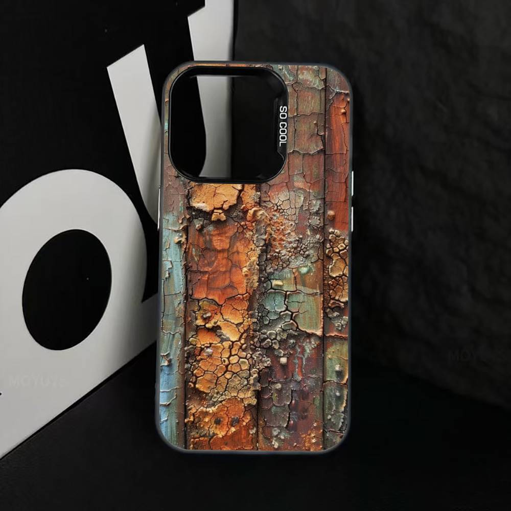 R-Retro I-Industrial R-Rusty Phone Case For iPhone 17,16,15,14,13,12,11 Plus,Pro Max,XS,Colorful Silver Black Cover iPhone15