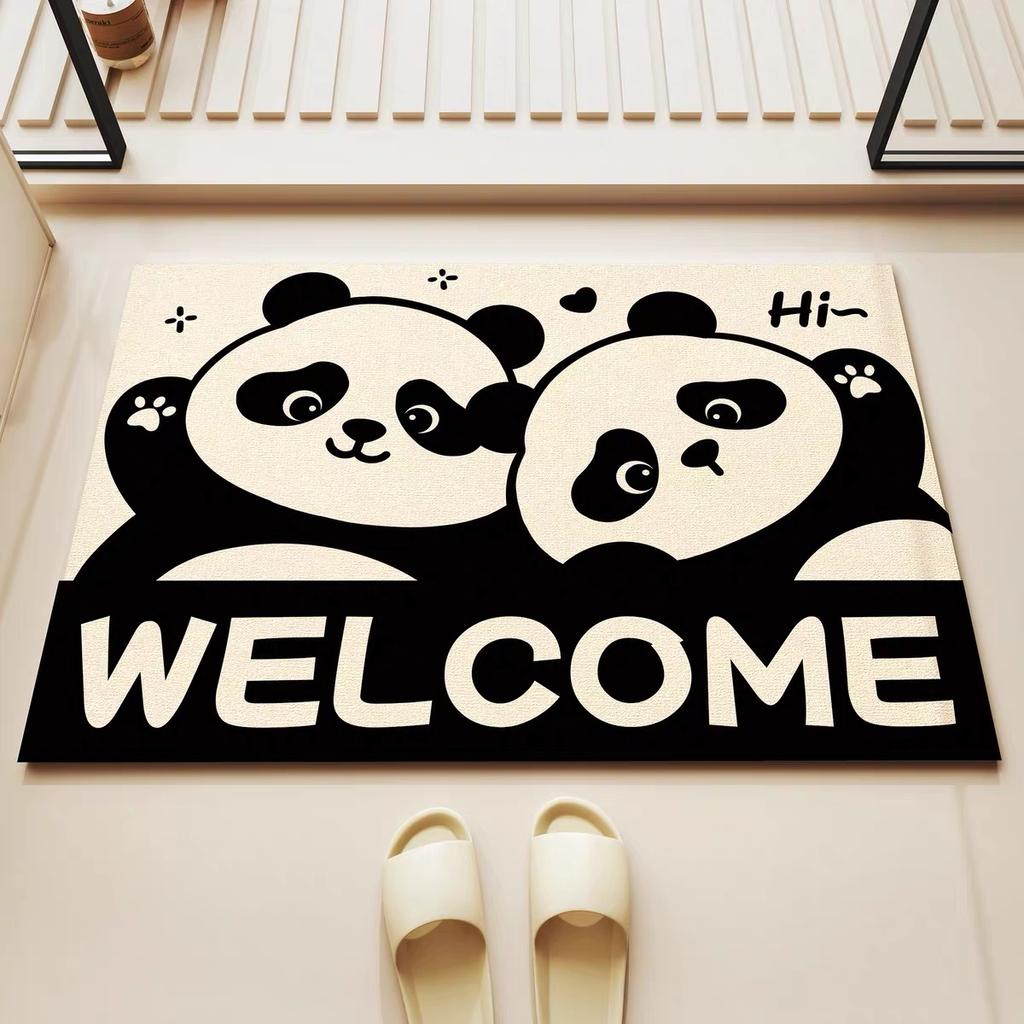 Cartoon Diatom Mud Bath Absorbent Mat Household Toilet Non-Slip And Dirty Mat Wash Basin Foot Mat Bathroom