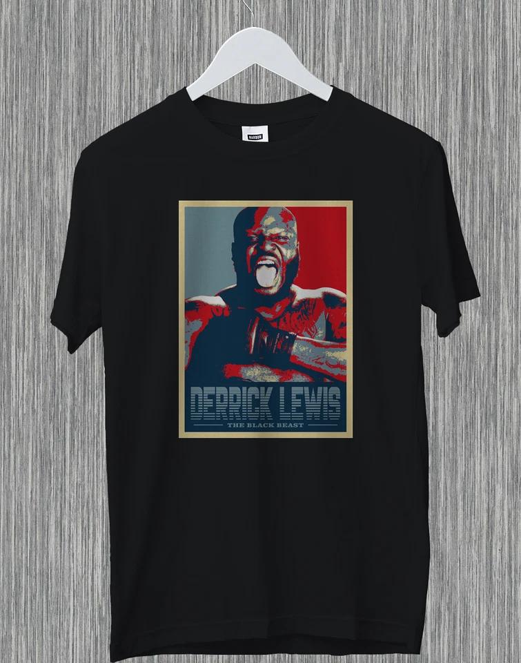 

Derrick Lewis The Black Beast Mixed Martial Arts Jiu-Jitsu MMA BJJ Gift T-Shirt M