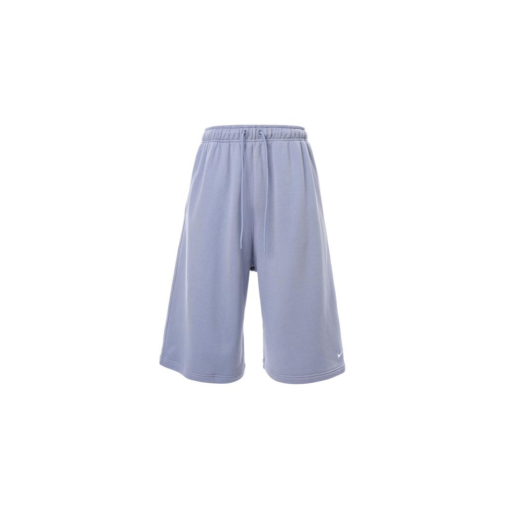 Nike Solid Drawstring Over-the-Knee Shorts Men Bottoms Grey FB2816-493